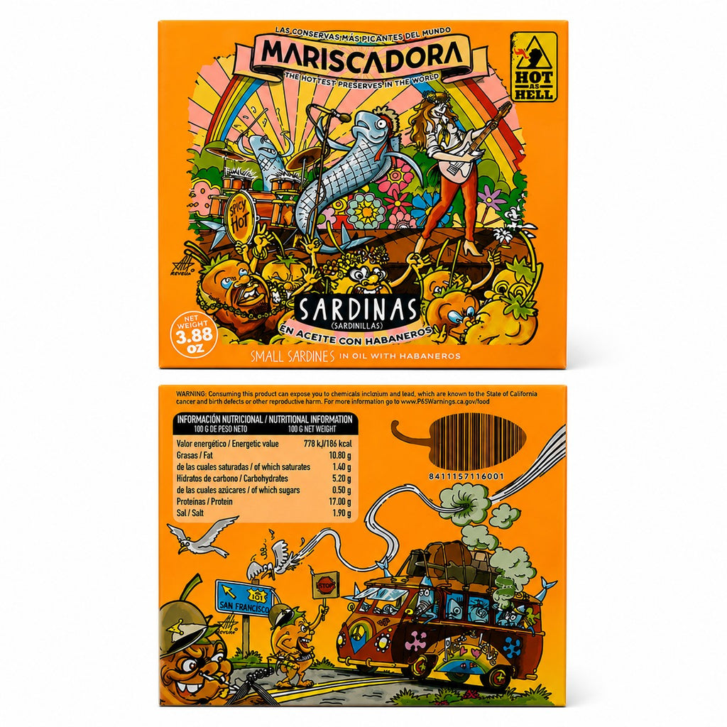 Sardinillas Gourmet en aceite 10/14 Habaneros Mariscadora